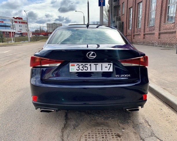 Lexus IS III · Рестайлинг, 2017 г.