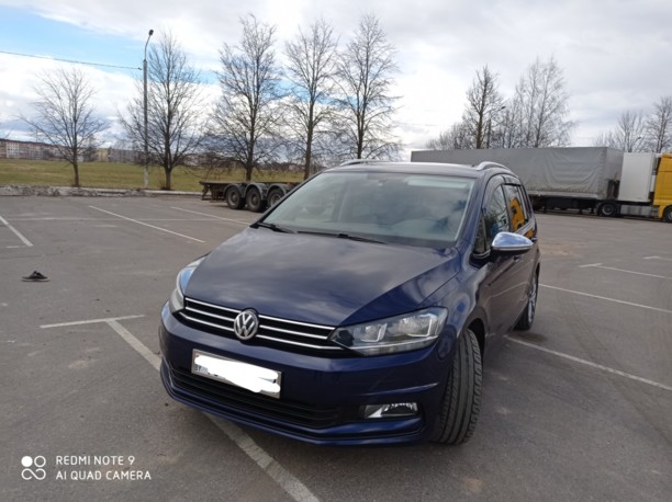 Volkswagen Touran III, 5 мест, 2016 г.
