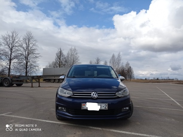 Volkswagen Touran III, 5 мест, 2016 г.