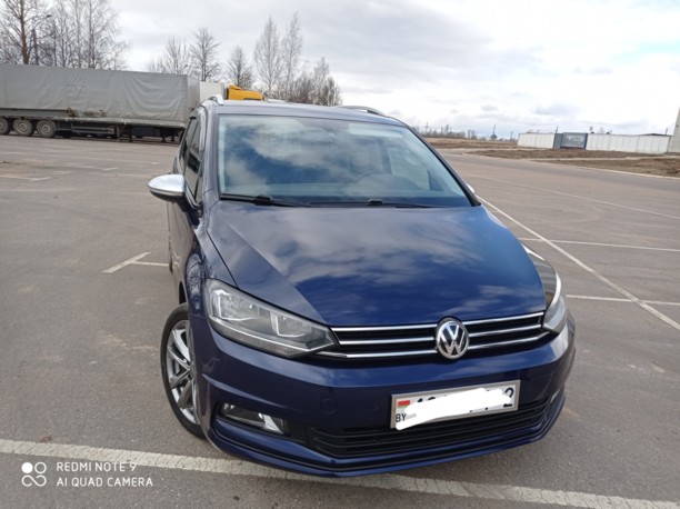 Volkswagen Touran III, 5 мест, 2016 г.