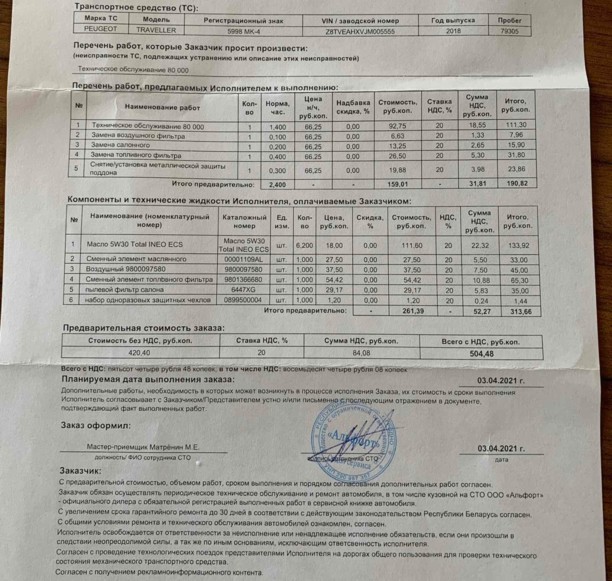 Peugeot Traveller, 7 мест, 2018 г.