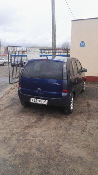 Opel Meriva I · Рестайлинг, 2008 г.