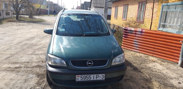 Opel Zafira A, 7 мест, 2001 г.