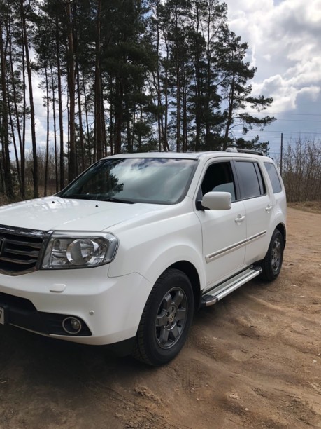 Honda Pilot II · Рестайлинг, 7 мест, 2012 г.