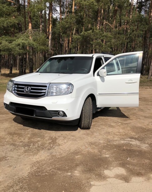 Honda Pilot II · Рестайлинг, 7 мест, 2012 г.