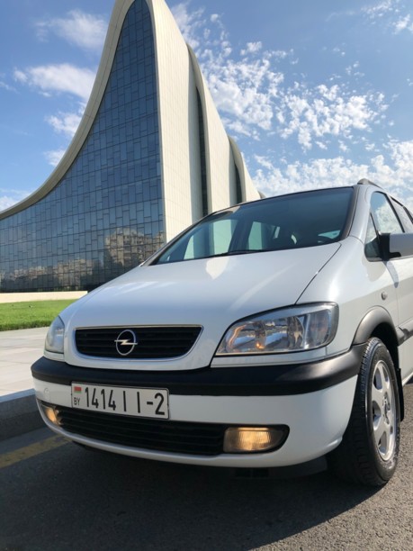 Opel Zafira A, 7 мест, 2001 г.