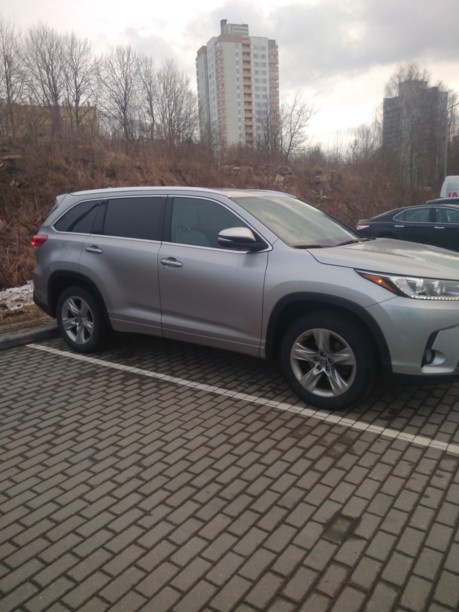 Toyota Highlander III (XU50) · Рестайлинг, 7 мест, 2017 г.