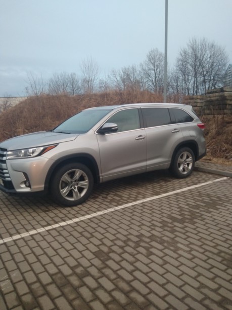 Toyota Highlander III (XU50) · Рестайлинг, 7 мест, 2017 г.