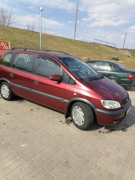 Opel Zafira A, 7 мест, 2000 г.