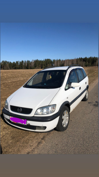 Opel Zafira A, 7 мест, 2002 г.