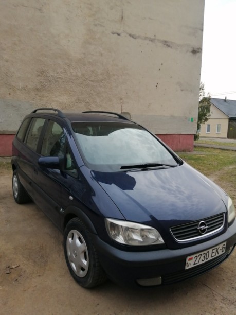 Opel Zafira A, 7 мест, 2000 г.