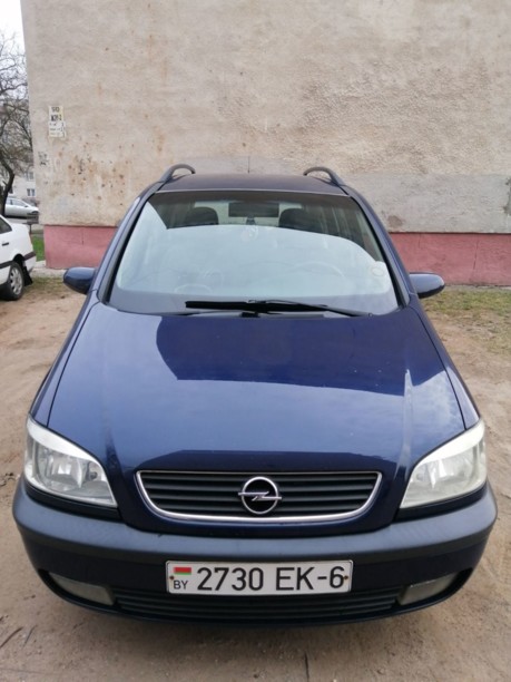Opel Zafira A, 7 мест, 2000 г.