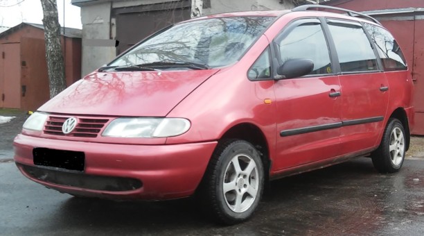 Volkswagen Sharan I, 7 мест, 1997 г.