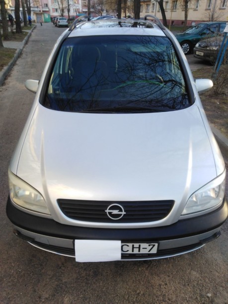 Opel Zafira A, 7 мест, 2001 г.
