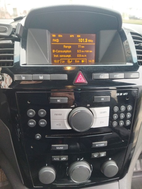 Opel Zafira B · Рестайлинг, 7 мест, 2011 г.