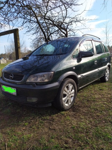 Opel Zafira A, 7 мест, 2001 г.