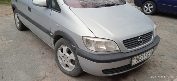 Opel Zafira A · Рестайлинг, 7 мест, 2002 г.
