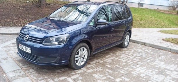 Volkswagen Touran II, 5 мест, 2013 г.