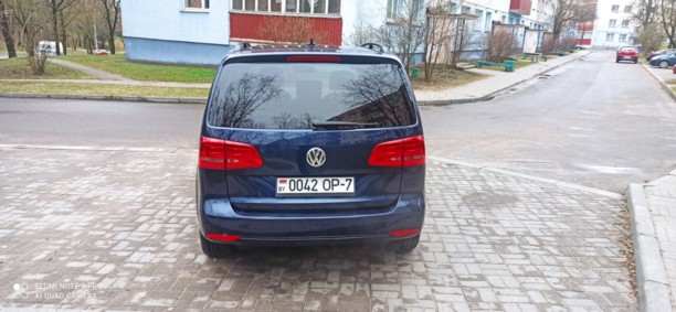 Volkswagen Touran II, 5 мест, 2013 г.