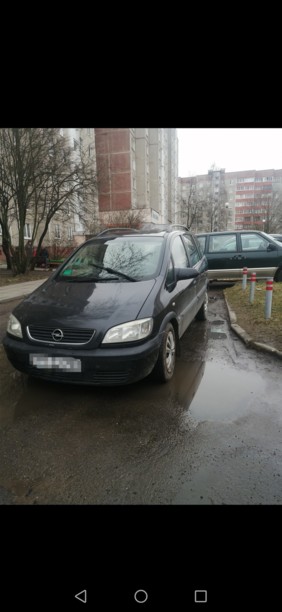 Opel Zafira A, 7 мест, 2001 г.