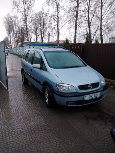 Opel Zafira A, 7 мест, 1999 г.
