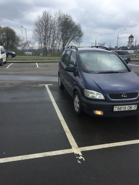 Opel Zafira A, 7 мест, 2000 г.