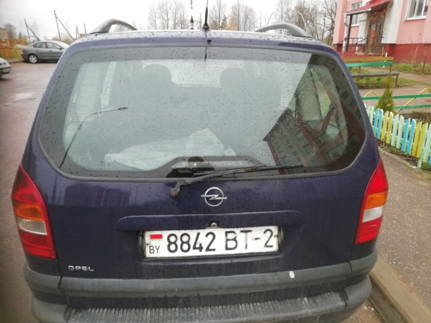 Opel Zafira A, 7 мест, 2002 г.
