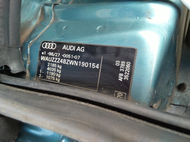 Audi A6 C5, 1998 г.