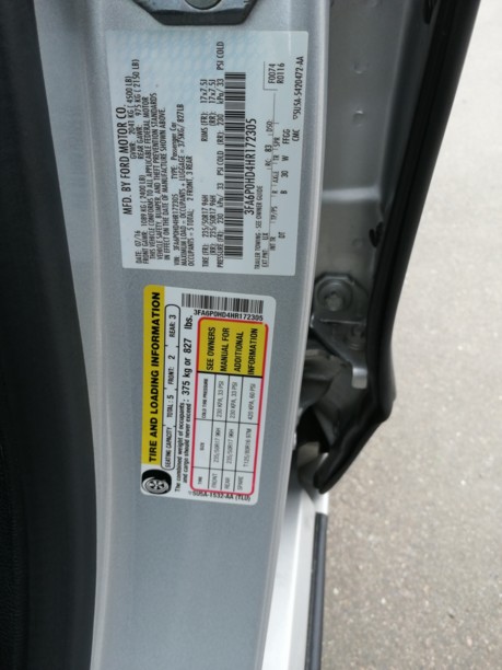 Ford Fusion USA II · Рестайлинг, 2016 г.