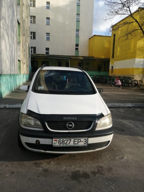 Opel Zafira A, 7 мест, 2001 г.