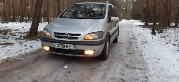 Opel Zafira A, 7 мест, 2000 г.