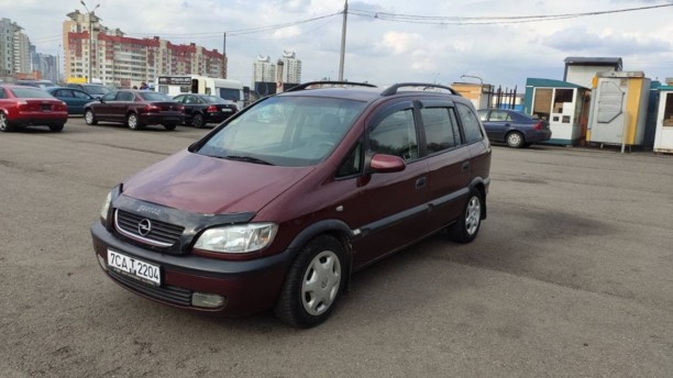 Opel Zafira A, 5 мест, 2002 г.
