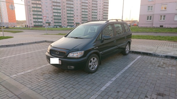 Opel Zafira A, 7 мест, 2000 г.