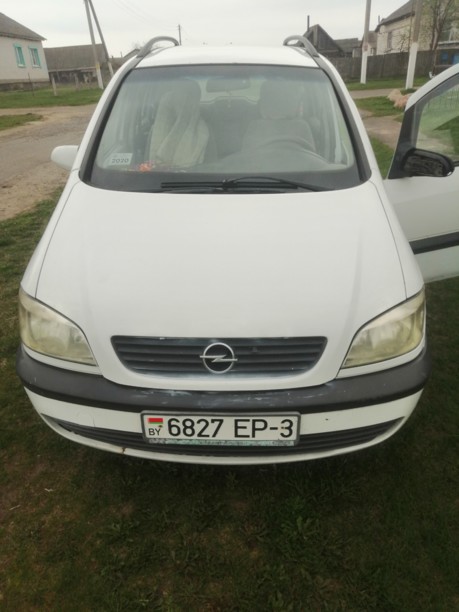 Opel Zafira A, 7 мест, 2001 г.