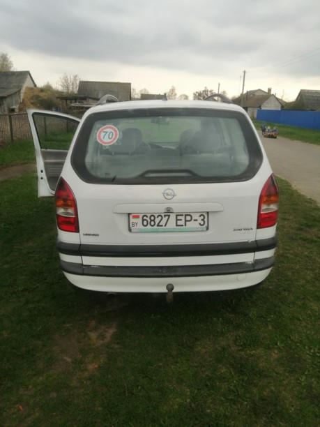 Opel Zafira A, 7 мест, 2001 г.