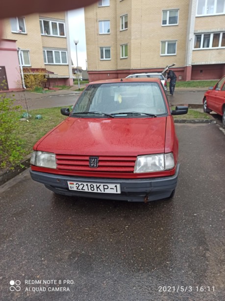 Peugeot 309 I · Рестайлинг, 1992 г.