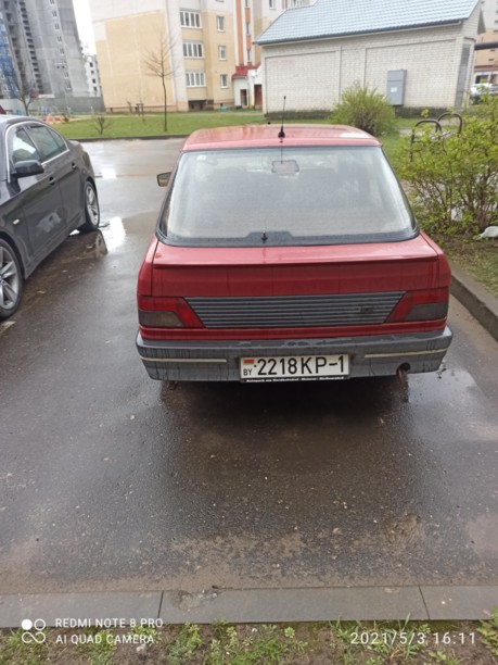 Peugeot 309 I · Рестайлинг, 1992 г.