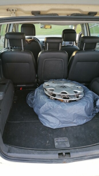 Volkswagen Touran II, 7 мест, 2013 г.
