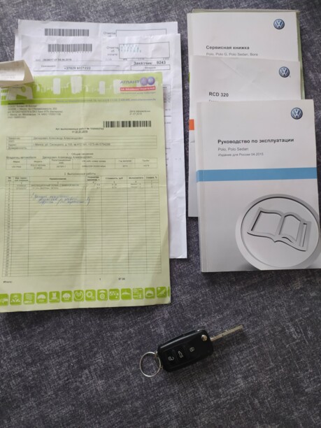 Volkswagen Polo Sedan I · Рестайлинг, 2015 г.