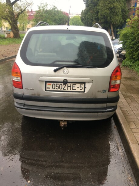 Opel Zafira A, 7 мест, 2003 г.