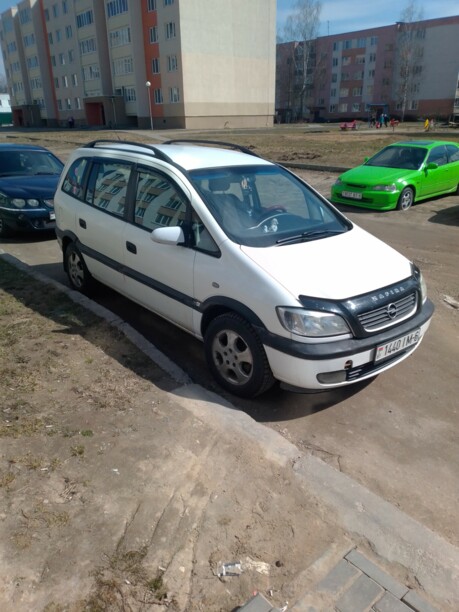 Opel Zafira A, 7 мест, 2002 г.