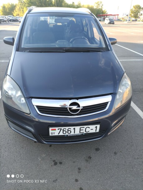 Opel Zafira B, 7 мест, 2006 г.