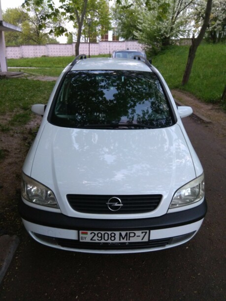 Opel Zafira A, 7 мест, 1999 г.
