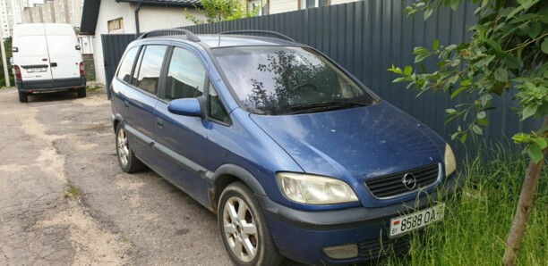 Opel Zafira A, 7 мест, 2001 г.