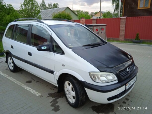 Opel Zafira A, 7 мест, 2002 г.