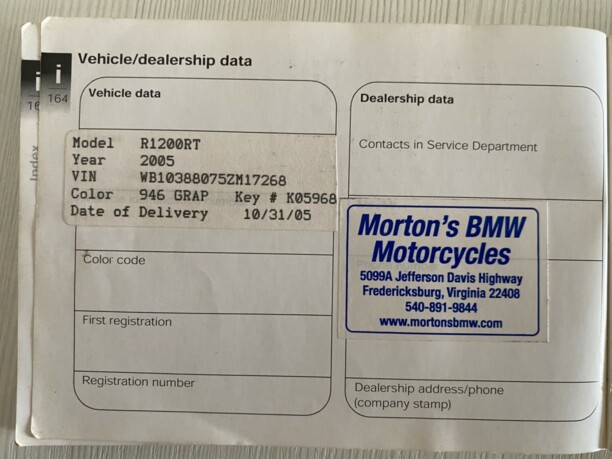 BMW R 1200rt, 2005 г.