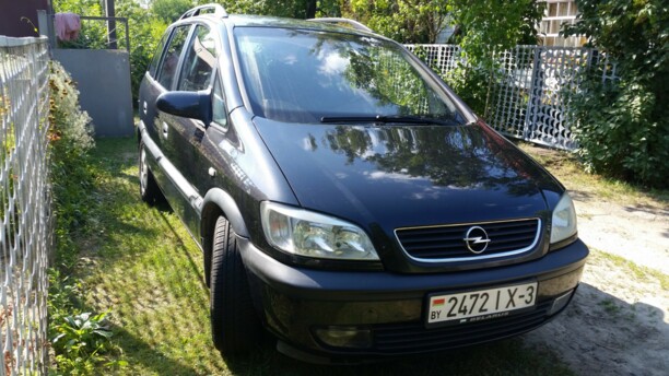 Opel Zafira A, 7 мест, 2000 г.