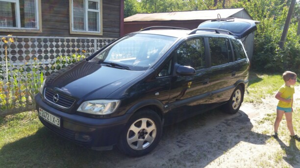 Opel Zafira A, 7 мест, 2000 г.