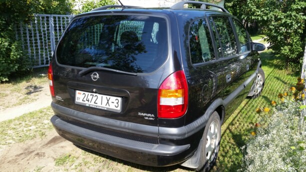 Opel Zafira A, 7 мест, 2000 г.