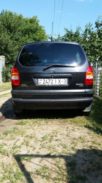 Opel Zafira A, 7 мест, 2000 г.